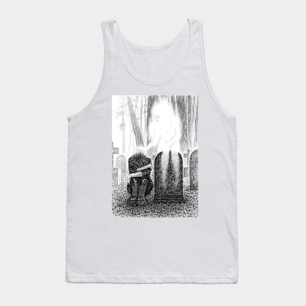 Cemetery Tank Top by Faded Iris